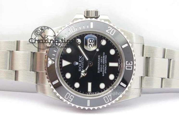 0227 Popular Submariner SS SS Black Dial BP Maker Best Edition Swiss ETA 3929